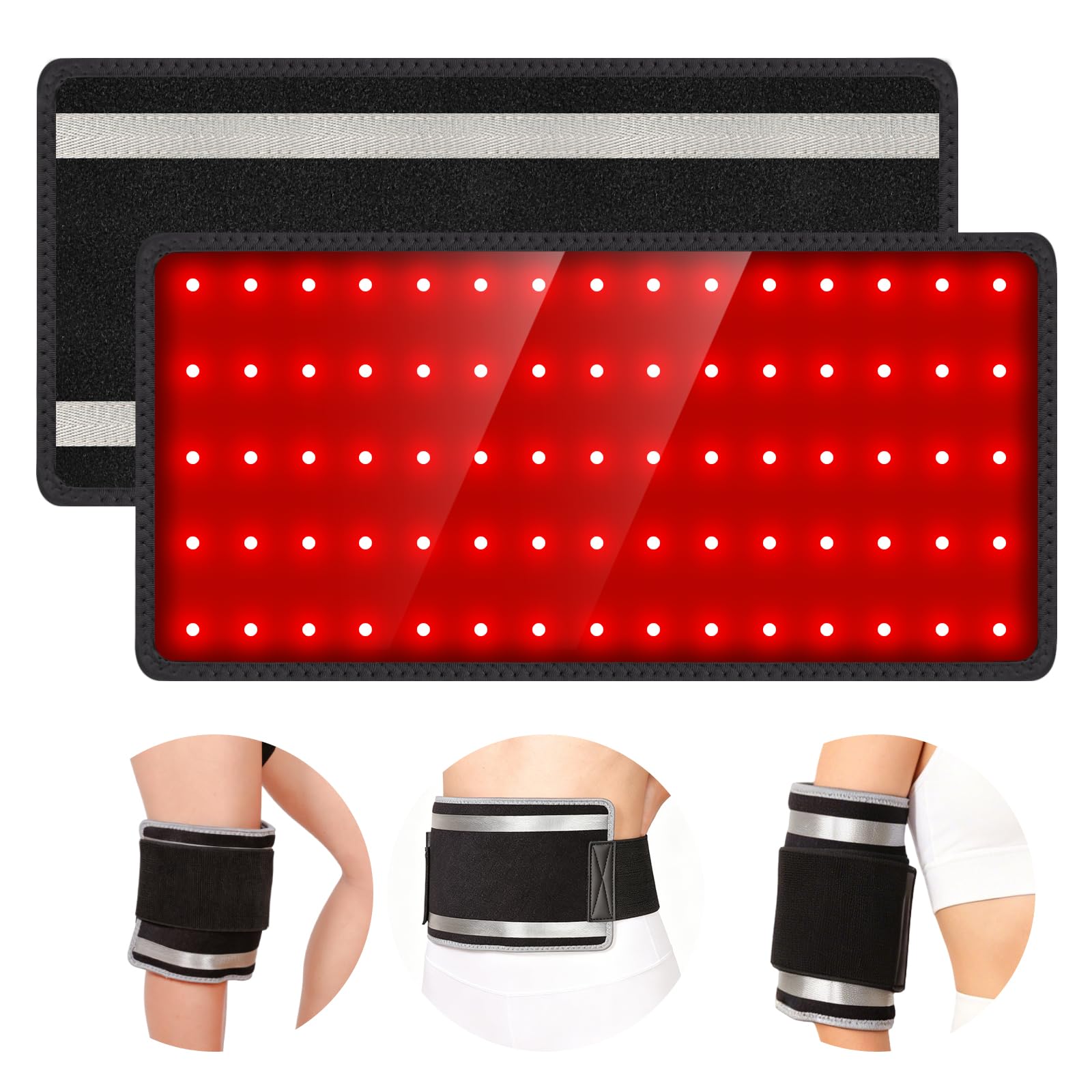 Photo 1 of MIRSENG Red Light Therapy Pad 14.6"x7.5" 75 LEDs