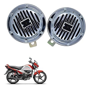 Vagary Chorme Finishing High Sound Universal Wind Tone Horn for hero splendor i smart