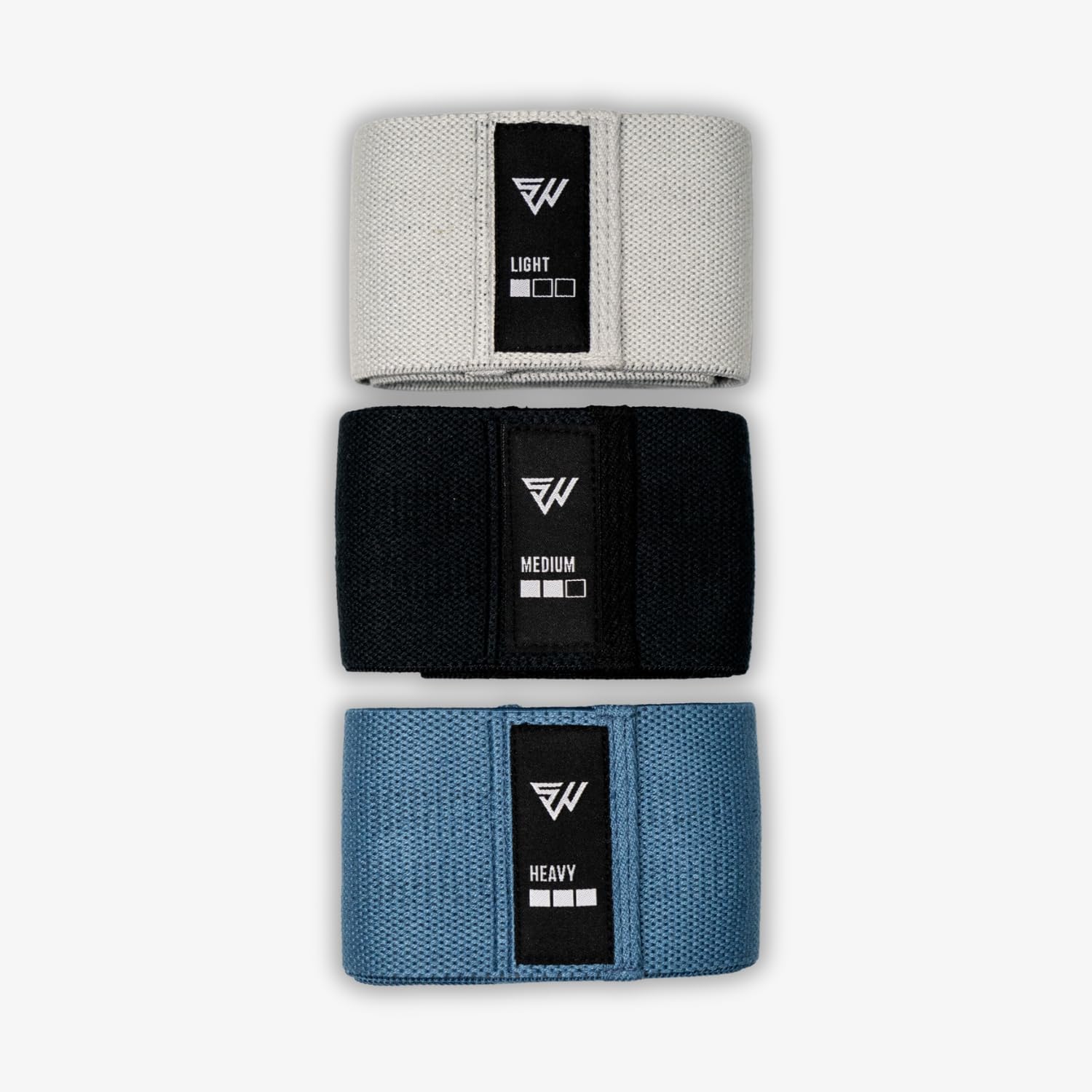 SmartWorkout - Booty Bands – 3 Widerstandsbänder für Beine und Gesäß mit rutschfester Beschichtung – elastisches Band für Fitness, Yoga, Pilates, Krafttraining