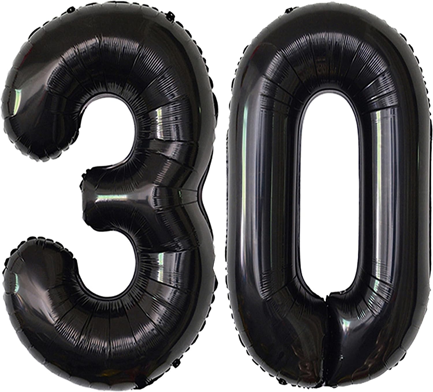 Rozi Decoration 30 Number Black 32 Inch Foil Balloons for Birthday Decorations, Happy Anniversary Decorations, Graduation Party Decor, Achievement Celebration Pack of 2 Pcs-image-28