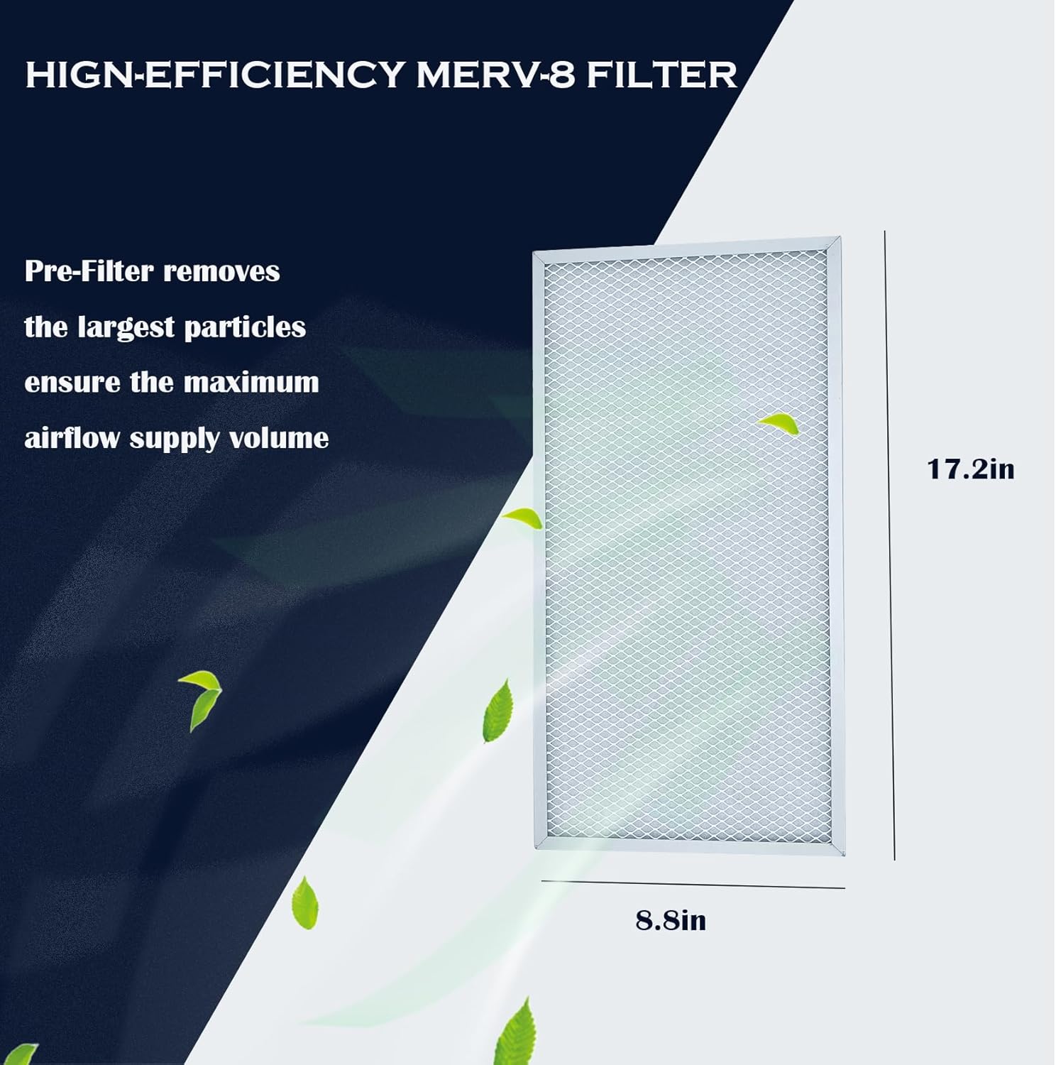 MERV-8 HD55 Filter for AlorAir Basement Dehumidifiers Sentinel HD55,Sentinel HDi65 Sentinel HD55s, 4 Pack