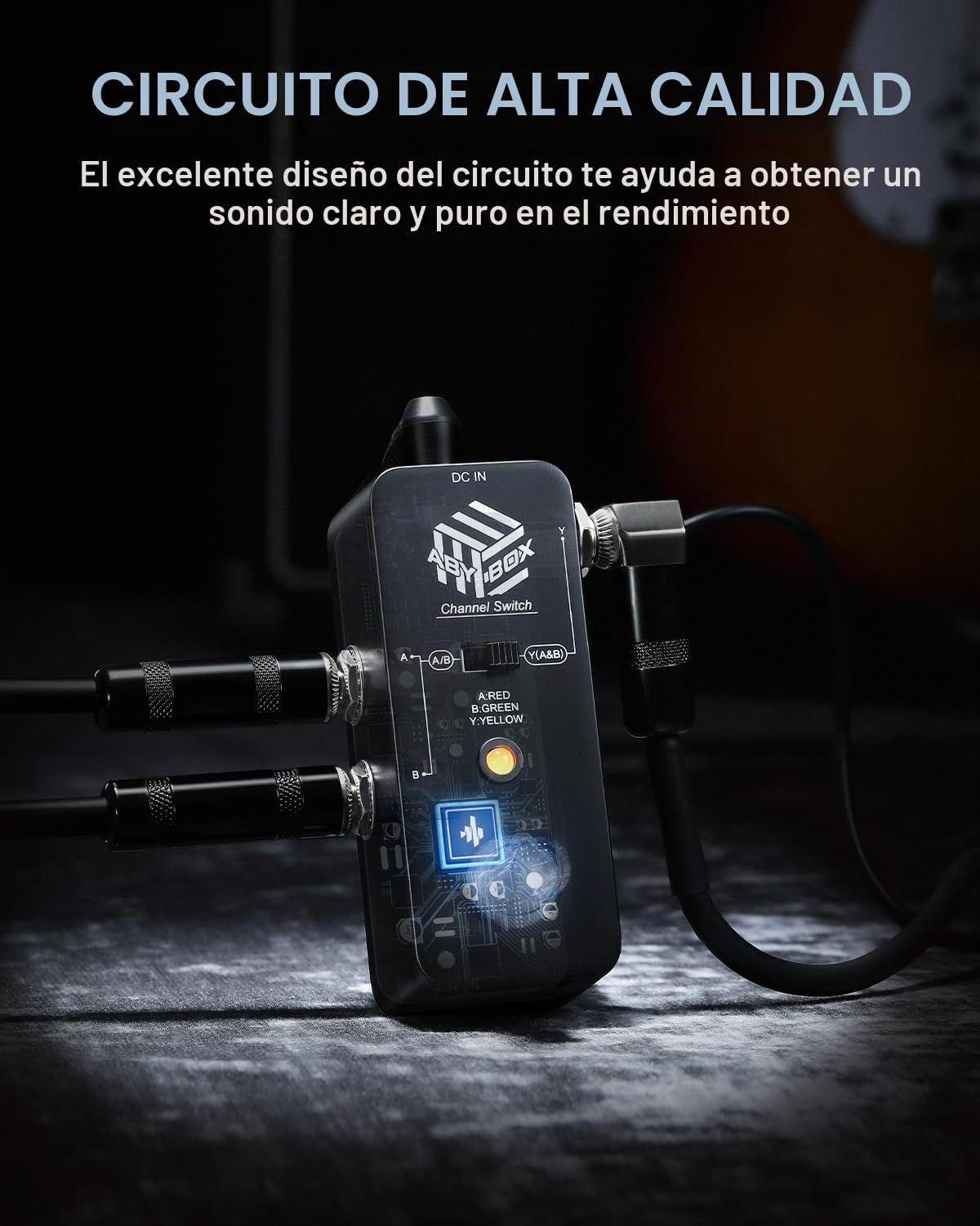 Donner ABY Box Line Selector AB Switch Mini Guitarra Efecto Pedal True Bypass