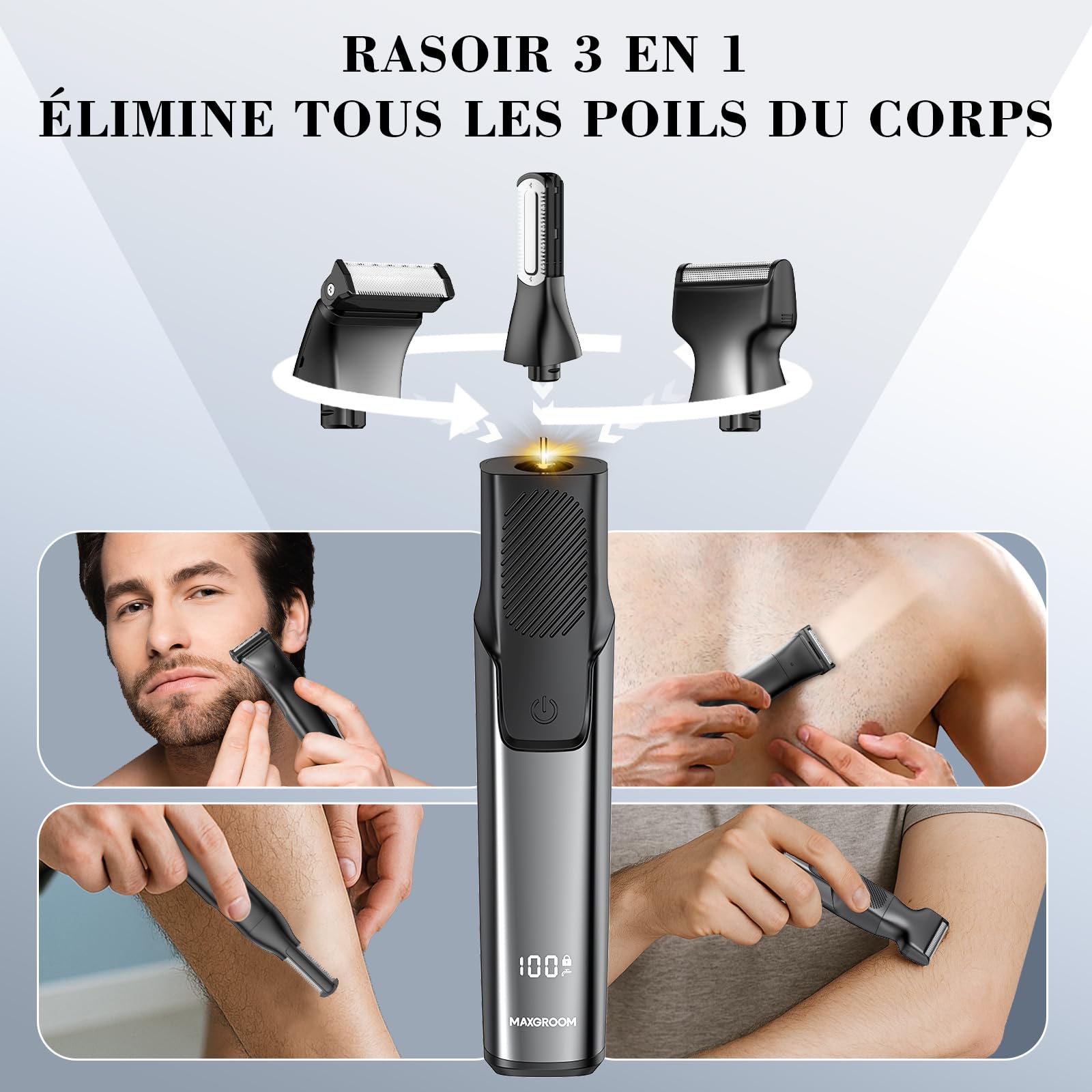 Tondeuse à cheveux électrique pour hommes et femmes, outil de beauté, nouveau, 2020 [F9CBB37