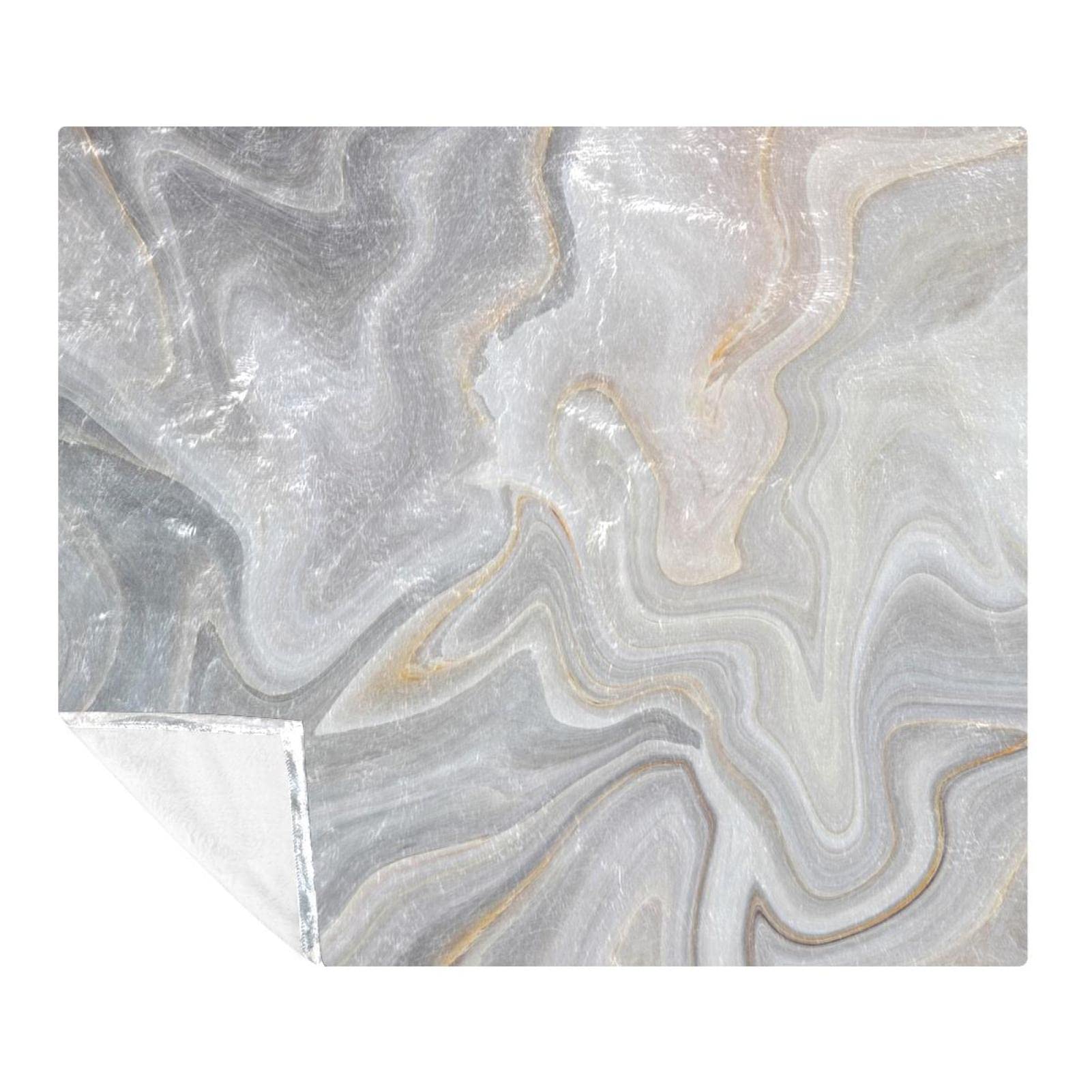 Couverture abstraite en marbre pour cocooning canapé et voyage