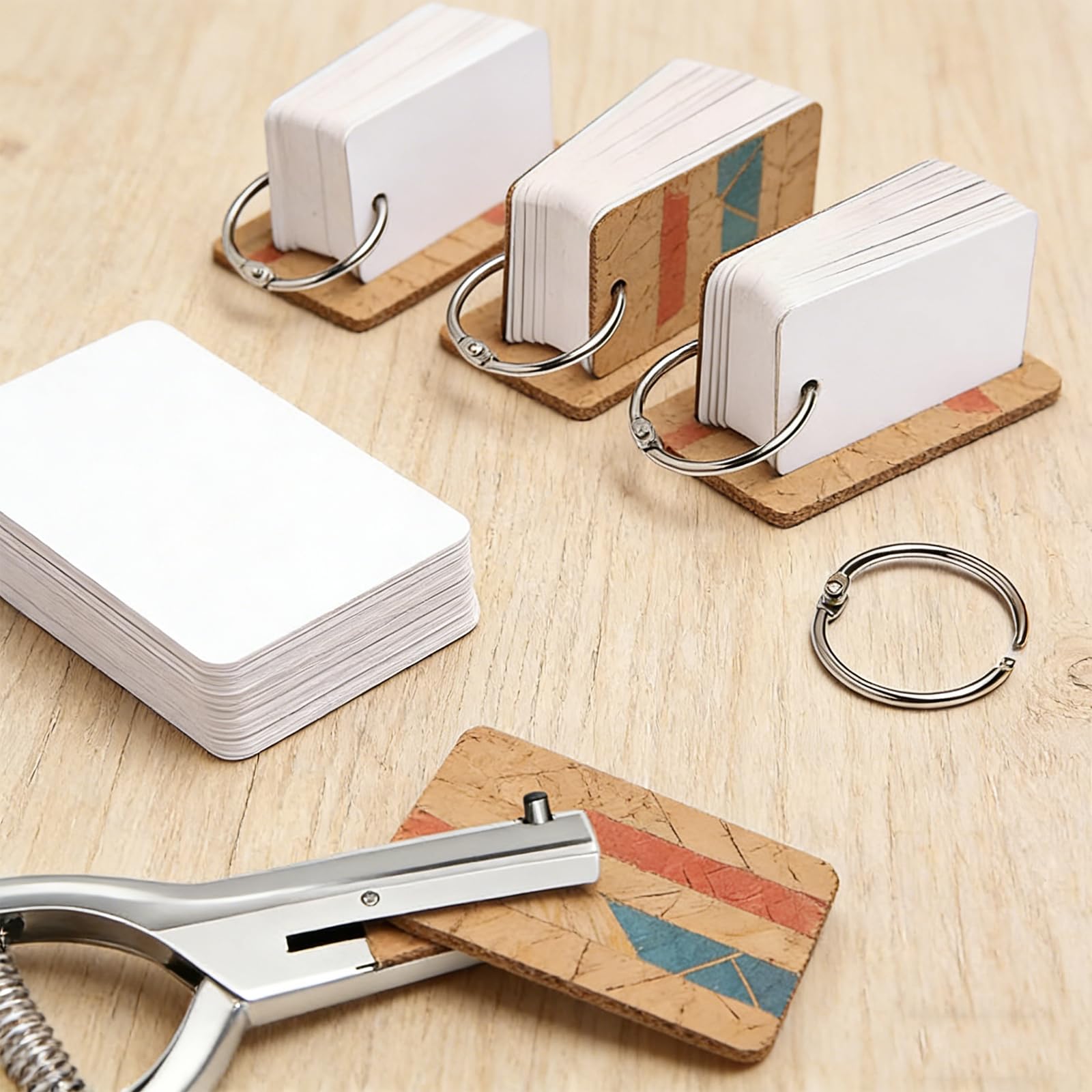 Perforatrice Decorativa a 1 Foro da 3mm, Foratrice per Carta Resistente per Fogli, Cartoncino e PVC, Accessori per l’Ufficio Essenziali, Ideale per Fai da Te e Organizzazione