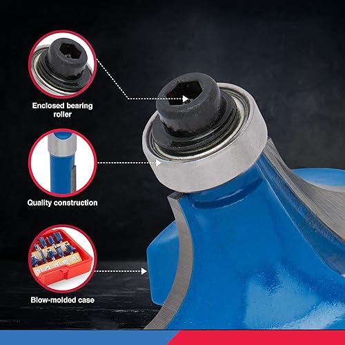 Miniatura 4 de Hiltex 10100carburo de tungsteno brocas de rebajadora  15piezas