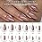 LoveOurHome 240pc Almond Press on Nails Medium Fake Nail Tips Brown Acrylic Nails Press ons Nail Almond Short Stiletto False Nail French Artificial Fingernail & Adhesive Tabs Glue for Women Girls