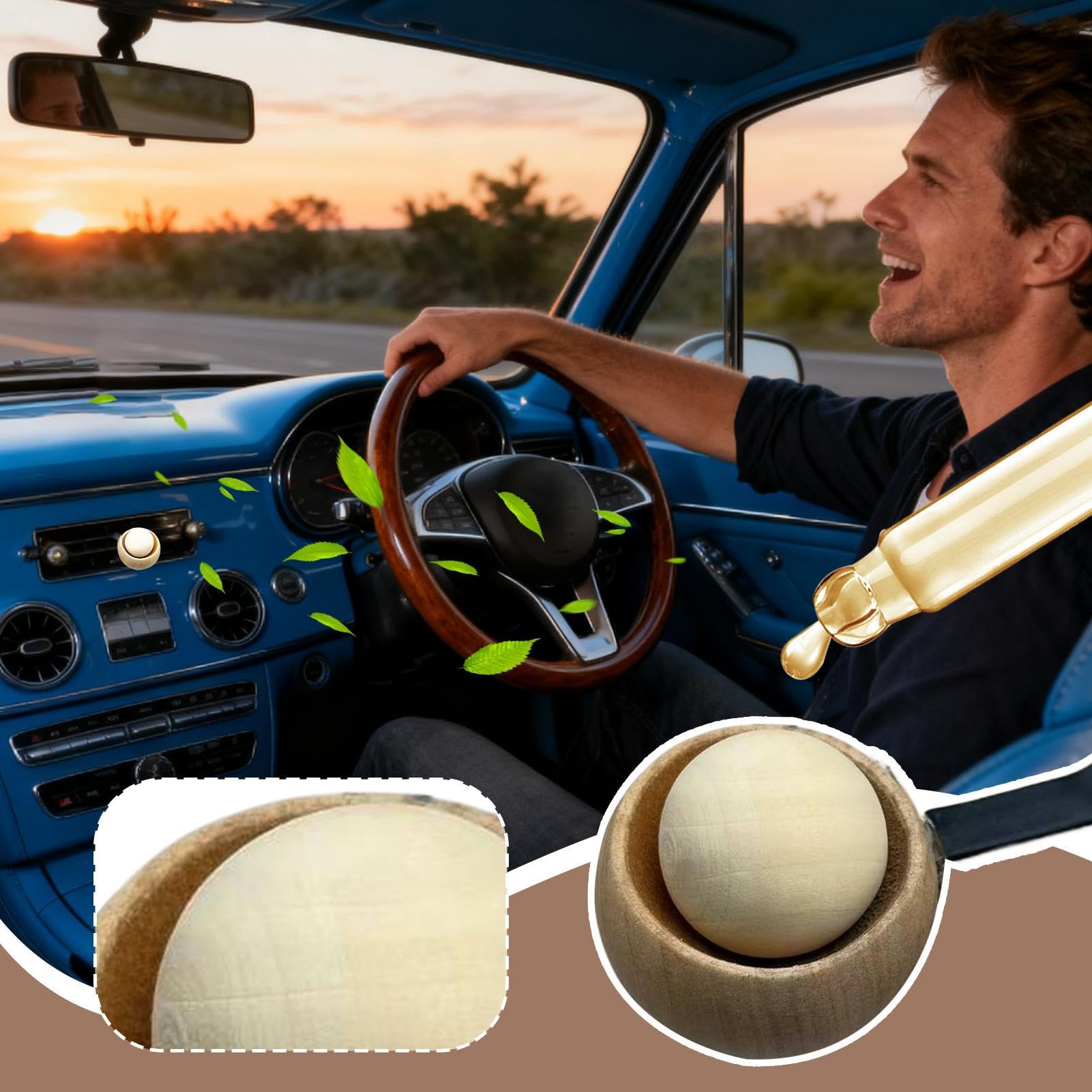 Diffusore Di Fragranza Per Auto Profumo Sferico Ignifugo