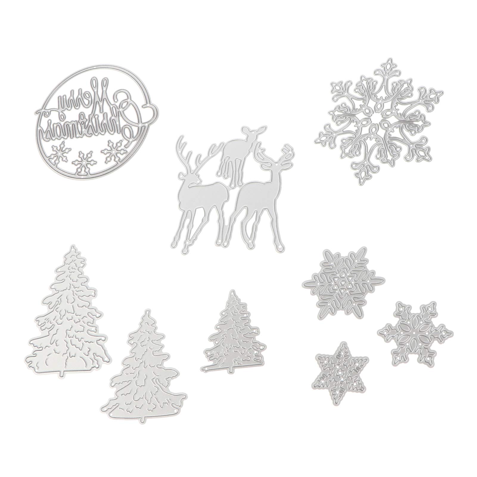 EXCEART 27 Piezas Navidad Morir Plantillas Navideñas En Relieve Troquelado Para Hacer Tarjetas Navideñas Troqueles Navideños Niño Acero Carbono Carta Cuchillo De Acero Al Carbono