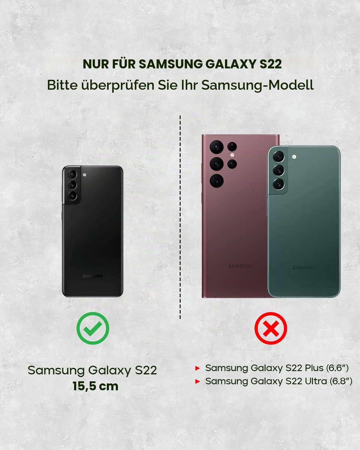 Porter Riley - Lederhülle für Samsung Galaxy S22 5G. Premium Echtleder Standhülle/Cover/Brieftasche (Schokoladenbraun)