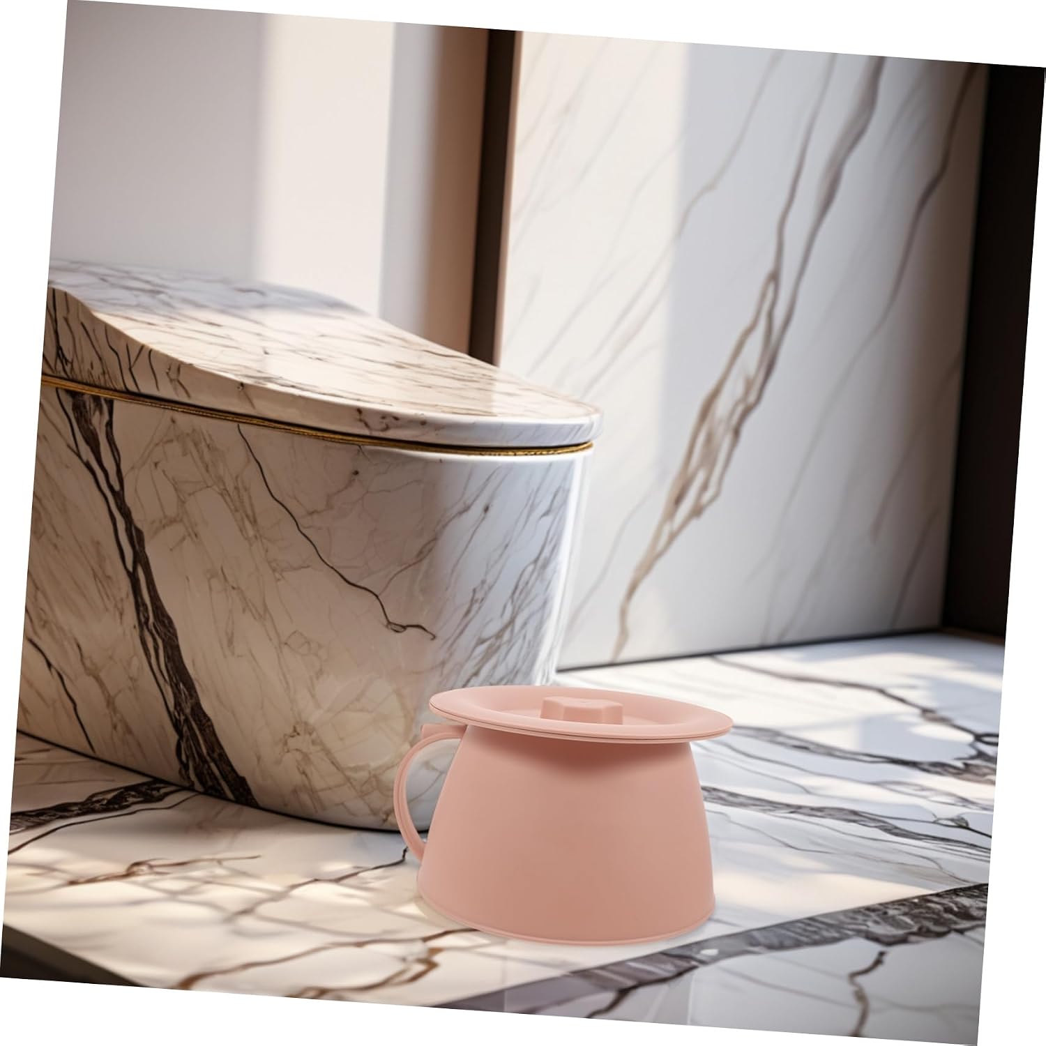 Multi-Functional Portable Potty Training Urinal Night Urine Pot Lid for Elderly Boy Girl Patients Car Bedside Use