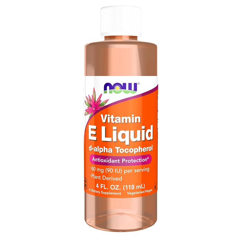 NOW Suplemento de Vitamina E Líquida, d-alfa-tocoferol 13.650 UI, 113,4 g