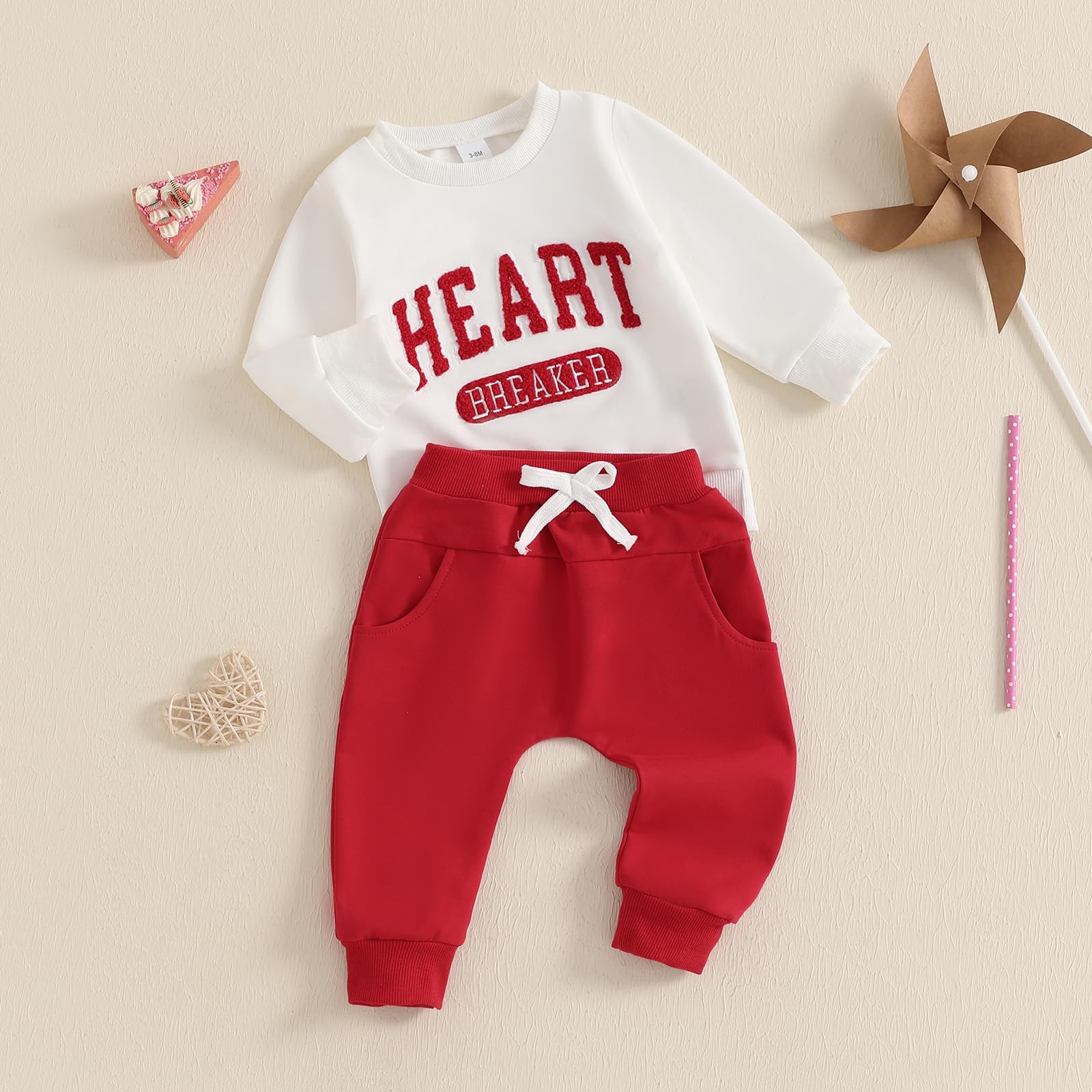 Kleinkind Baby Jungen Kleidung Rundhalsausschnitt Sweatshirt Langarm Brief Druck Shirt mit Hose Niedliche Herbst Winter Outfits