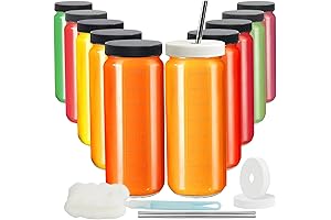 Ruckae 16oz Smoothie Glass Bottle: Your Perfect Drinkware Buddy