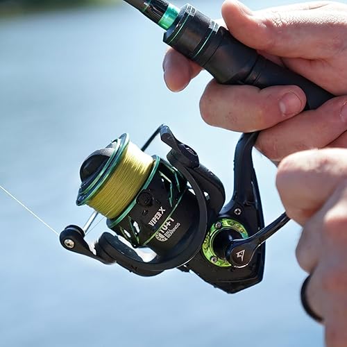 Miniatura 6 de Piscifun Carretes Giratorios Viper X, Fibra de Carbono 33 Libras de Arrastre Máximo, 10+1 BB Blindados, Carrete de Pesca Giratorio de Agua Salada