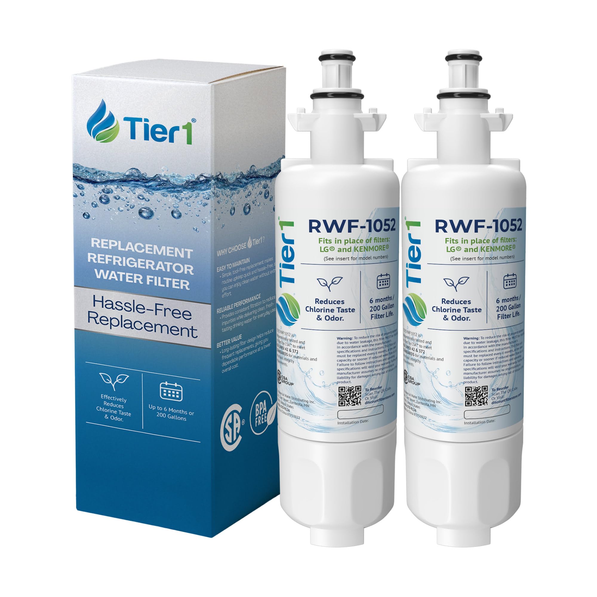 Amazon.com: Tier1 RWF1052 ADQ36006101 Refrigerator Water Filter