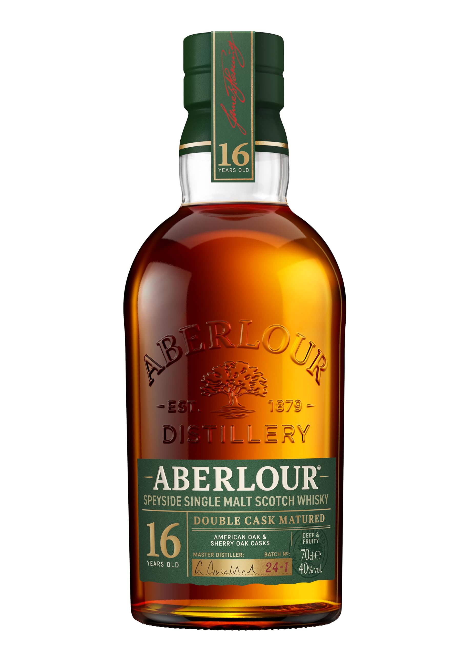 Aberlour 16 Jahre Single Malt Scotch Whisky – Double Cask Matured Scotch Single Malt Whisky – 1 x 0,7 l