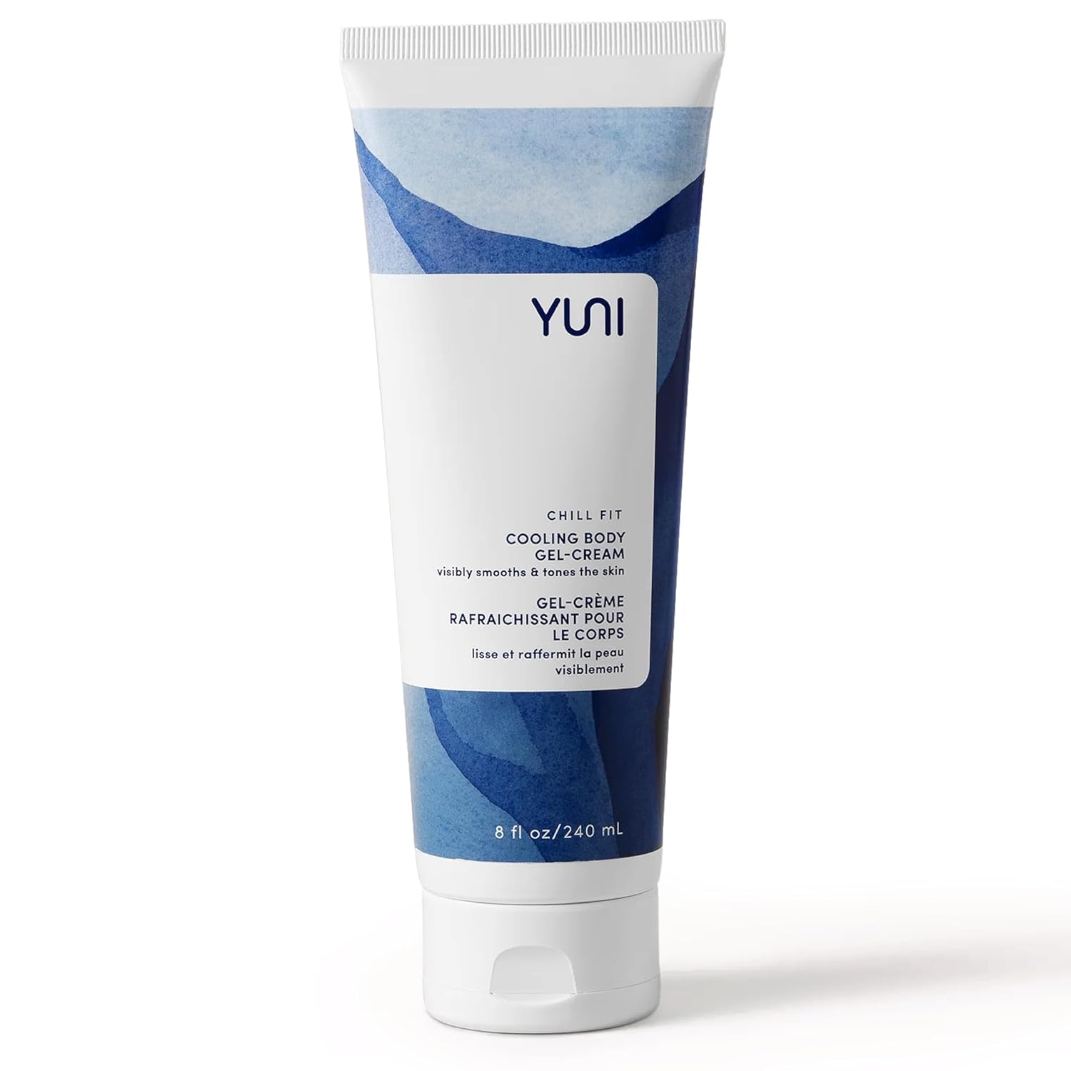 YUNI Beauty Body Gel-Cream – Hydrating Skincare – Cooling Gel – Tones & Firms – Soothing Cream – Post-Workout Body Cream & Moisturizer – Vegan – 8 fl oz