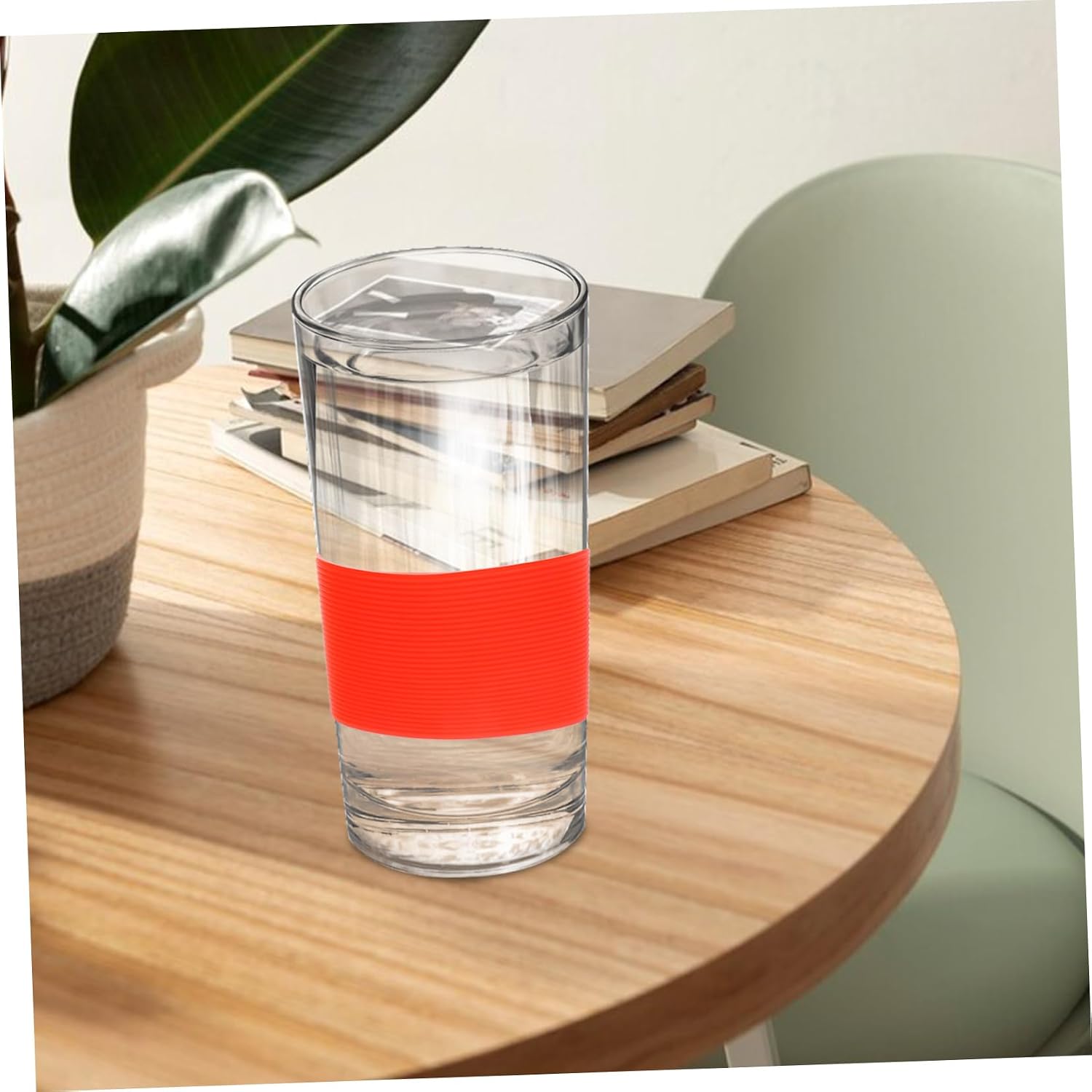 5pcs Silicone Band Glass Tumbler Cup Sleeve Heat Resistant Water Bottle Band Insulation Bottle Cover Non-fading