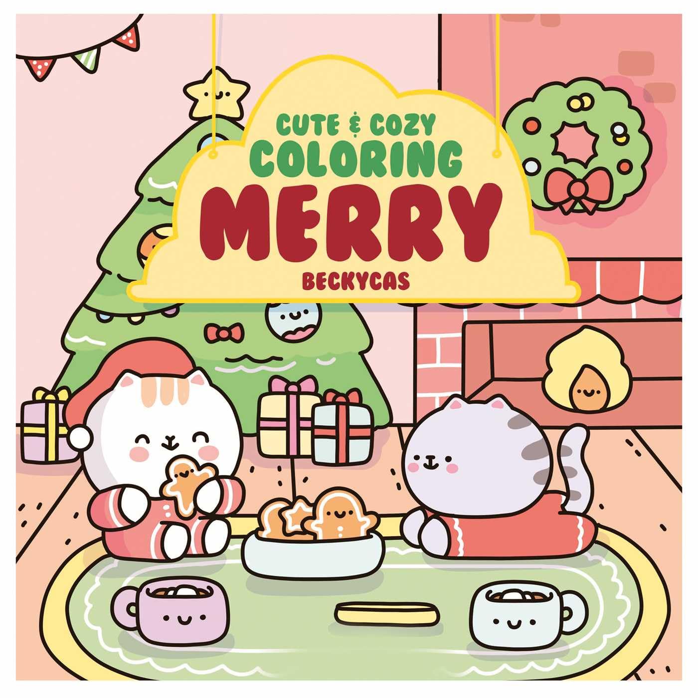 Cute  Cozy Coloring by Becky Cas PAPERBACK 9798881606992