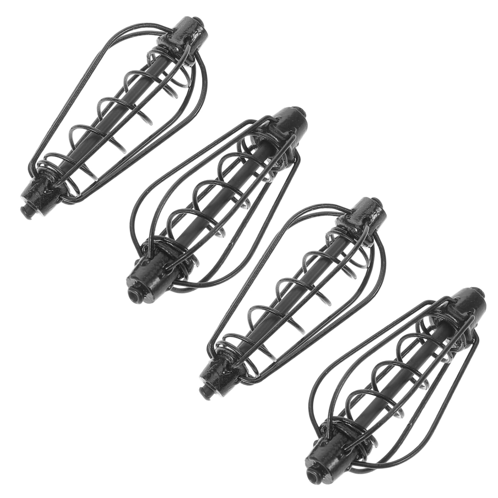 ifundom 4Pcs Fishing Feeder Cage Durable Iron Bait Lightweight Lure Holder for Carp Fishing for Outdoor Fishing Activities and Enthusiasts