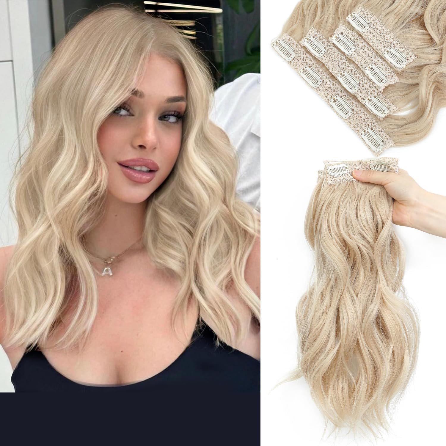 FINE PLUS Hair Extensions Clip in