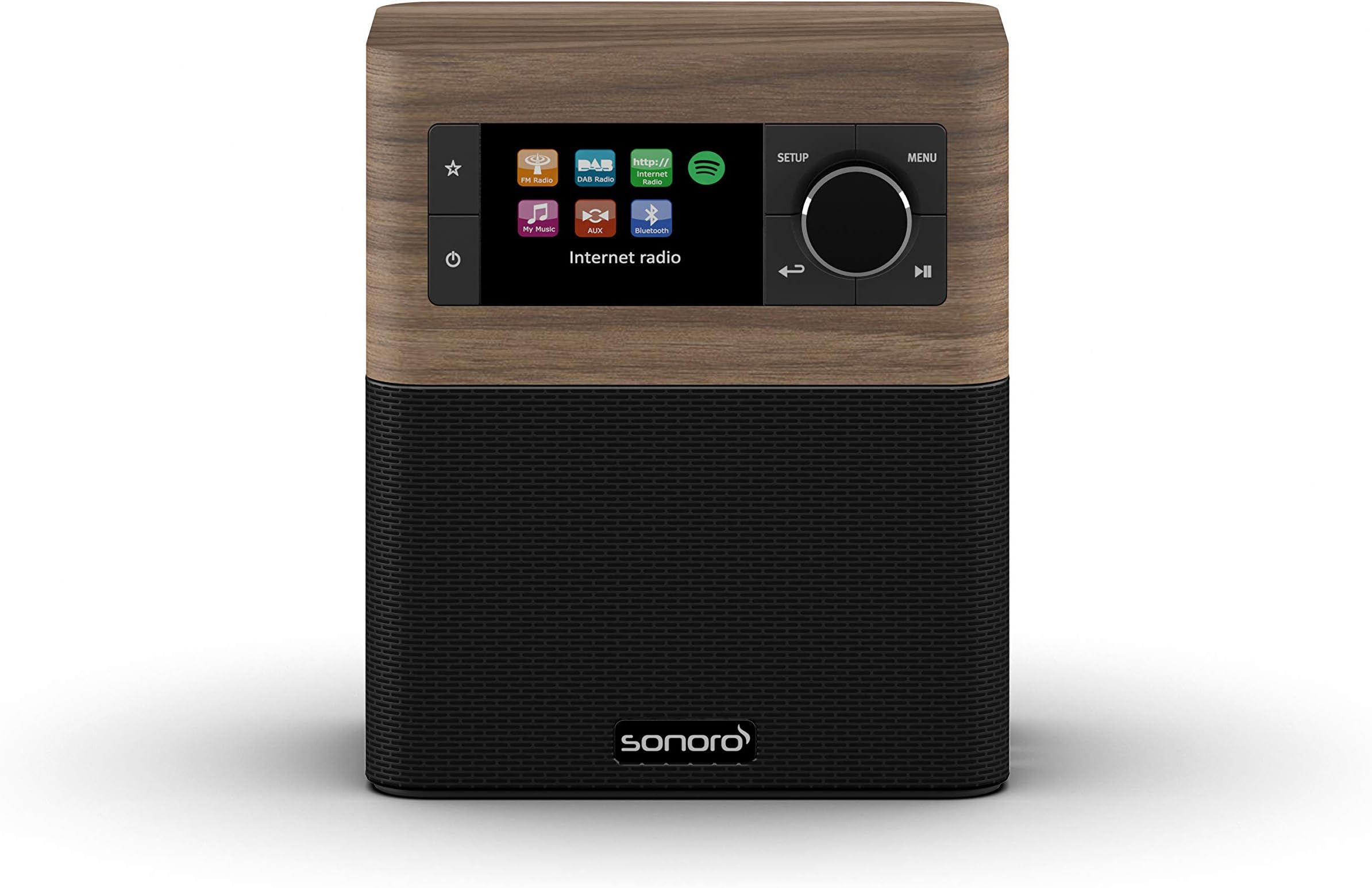 SONORO SO-4100-100-WB Stream Internetradio, walnuss/black (2018)