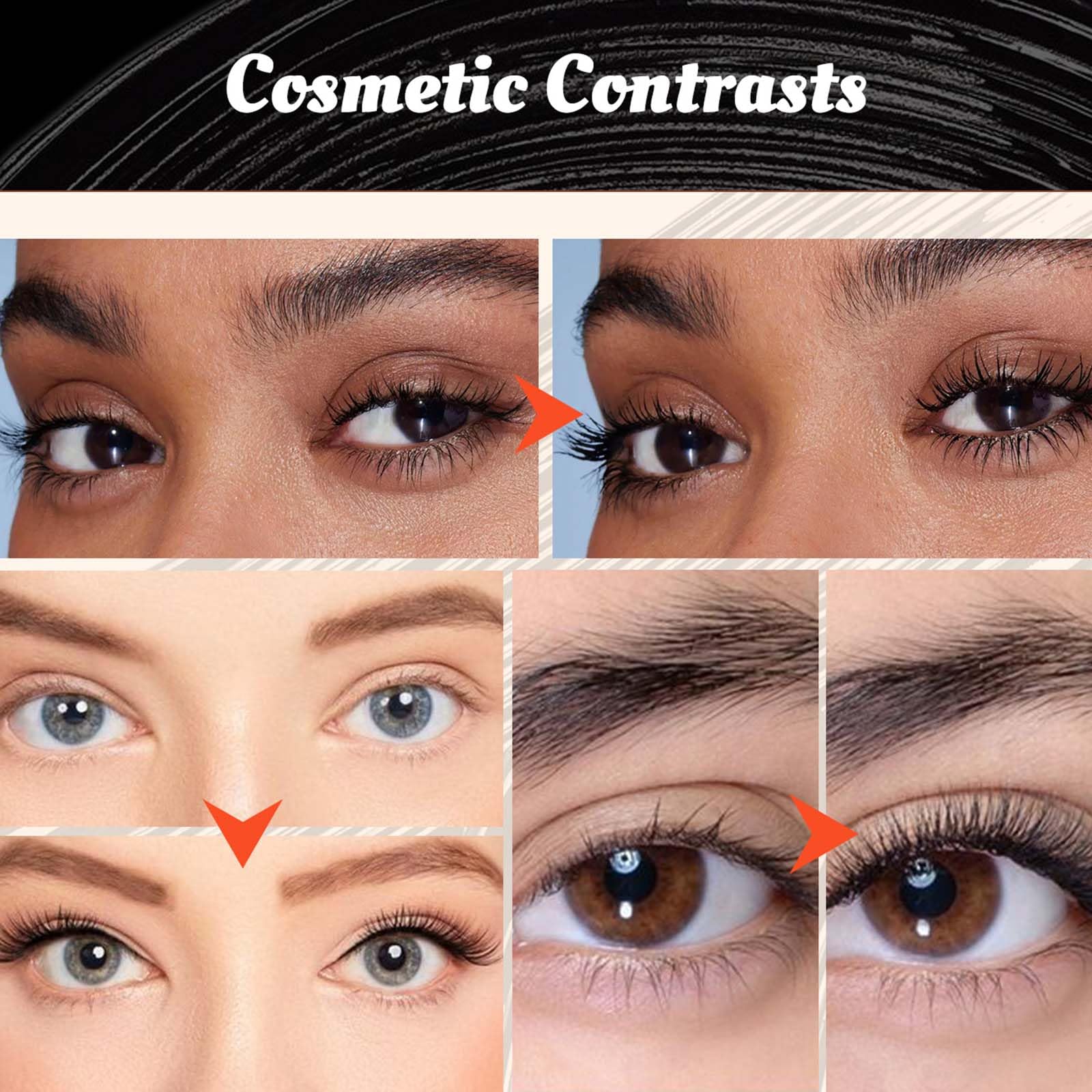 Primelash Mascara for Mature Women, Mascara Black, Water Smudge Proof mascara for Women - Image 3