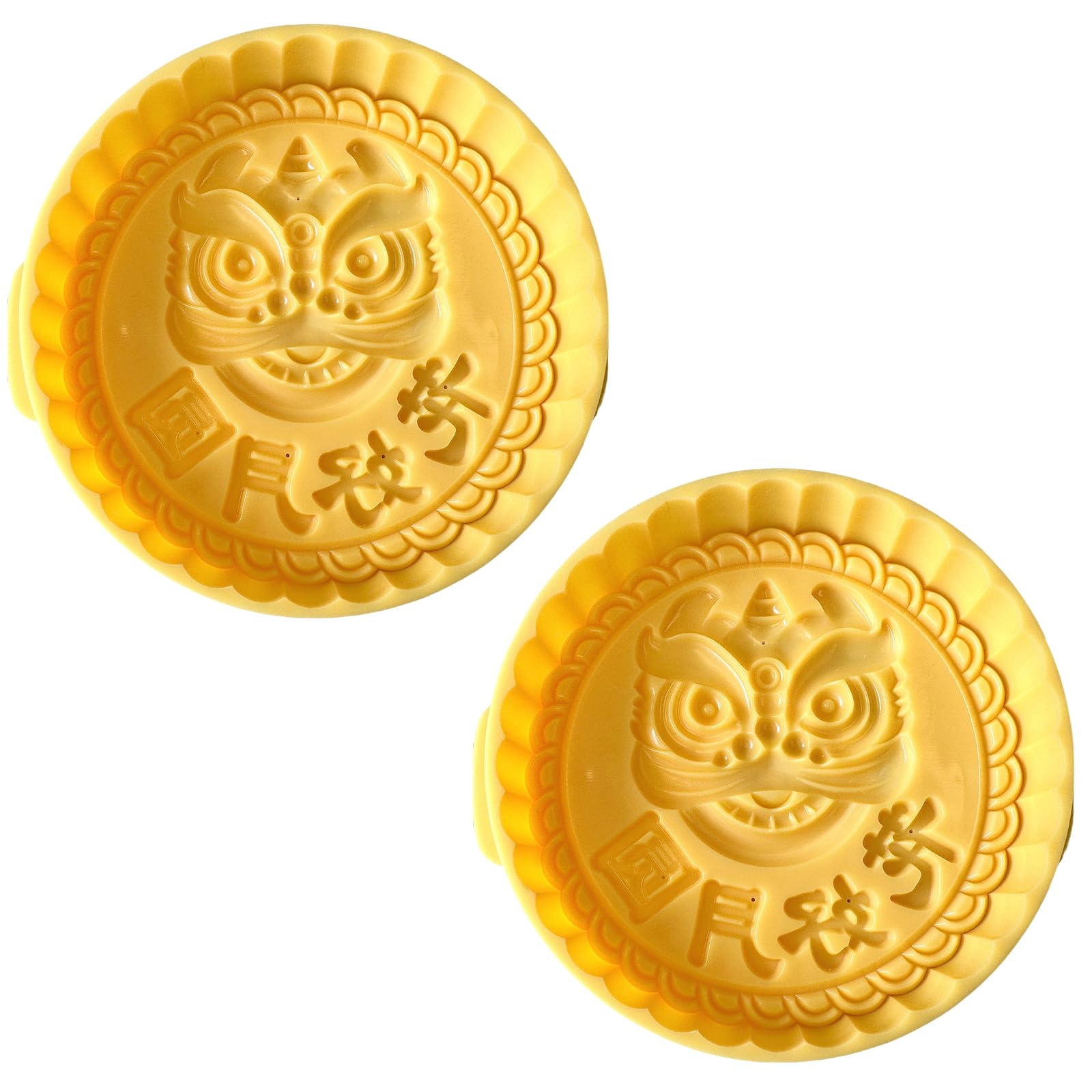Tsophreniq 2Pcs Biscuit Press Mold Hand Pastries Traditional Pattern Cookie Stamps Cookie Dessert Cutter Baking Tool Hand Pastries Easily Clean Baking