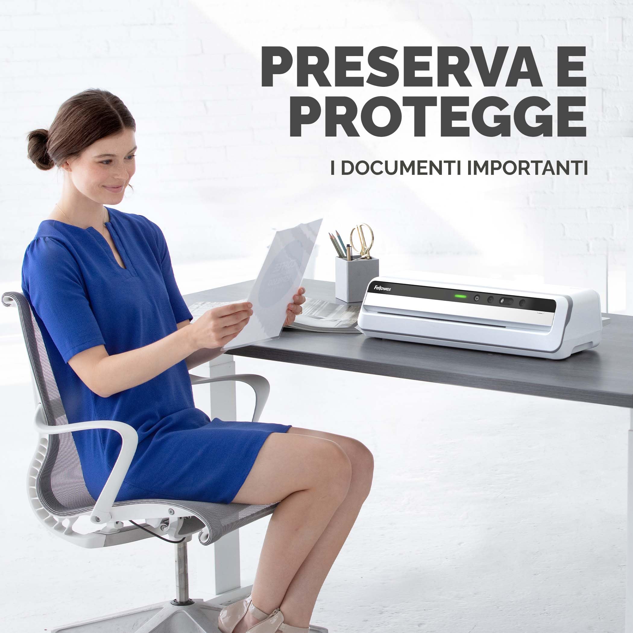 Fellowes Fogli per Plastificatrice A4 Super Quick, Buste per Plastificatrice Formato A4, 125 Micron, Chiuse sul Bordo Lungo, Confezione da 100 Pouches per Plastificare