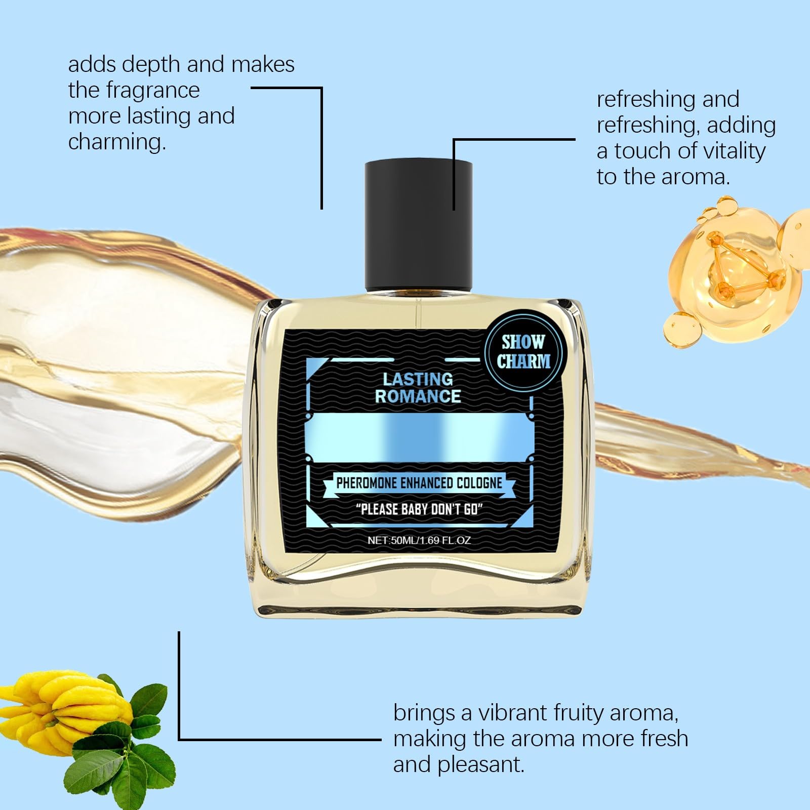 Amazon.com : Xiahium Men's Fresh Long Lasting Perfume, Elegant