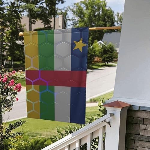 Miniatura 8 de Flag Of The Central African Republic Garden Flag 28"x40" Inch Double Sided Garden Flags Home Lawn Outdoor Decor Flags Party Banner Welcome Flag
