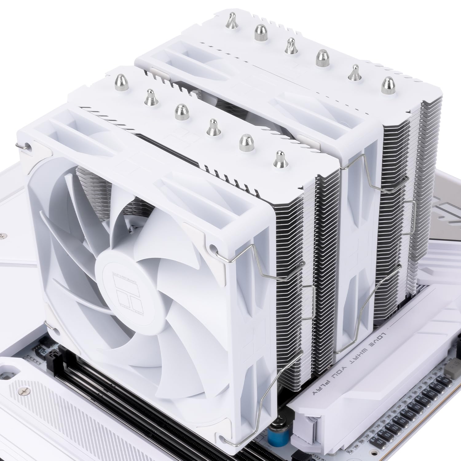 Thermalright Peerless Assassin 120 SE Blanco V2 Disipador CPU 1850RPM | Disipador de doble torre con 6 heat pipes, dos ventiladores PWM y soporte AM4/AM5, Intel LGA1700/1851