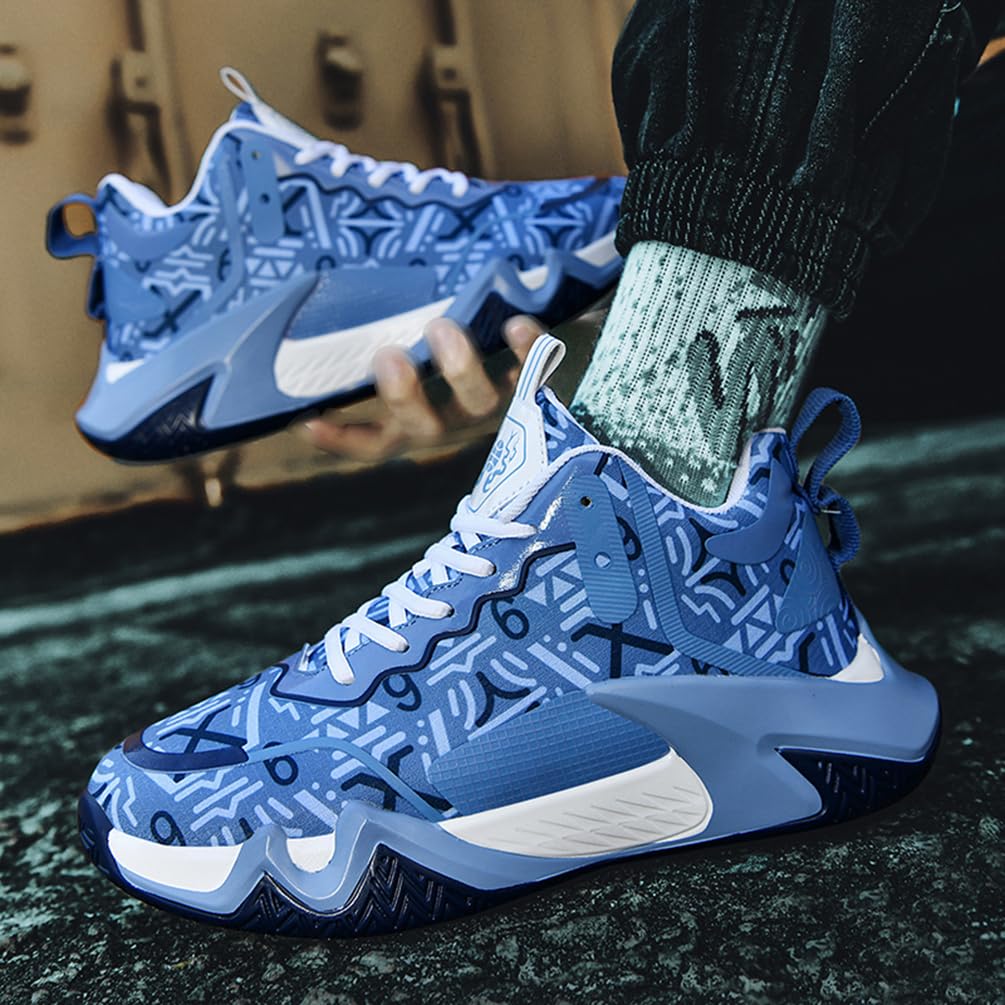 Męskie buty do koszykówki, buty sportowe, lekkie, oddychające, amortyzujące wstrząsy, męskie buty do koszykówki, do biegania, sportowe trampki, Mt D36, 40 EU