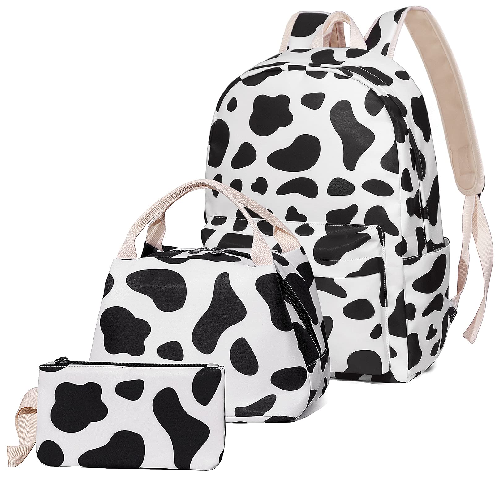 Junlion Sac D'École 3-en-1 Enfant - Cartable Garçon Avec Sac Ordinateur, Sac Déjeuner Et Étui Crayons