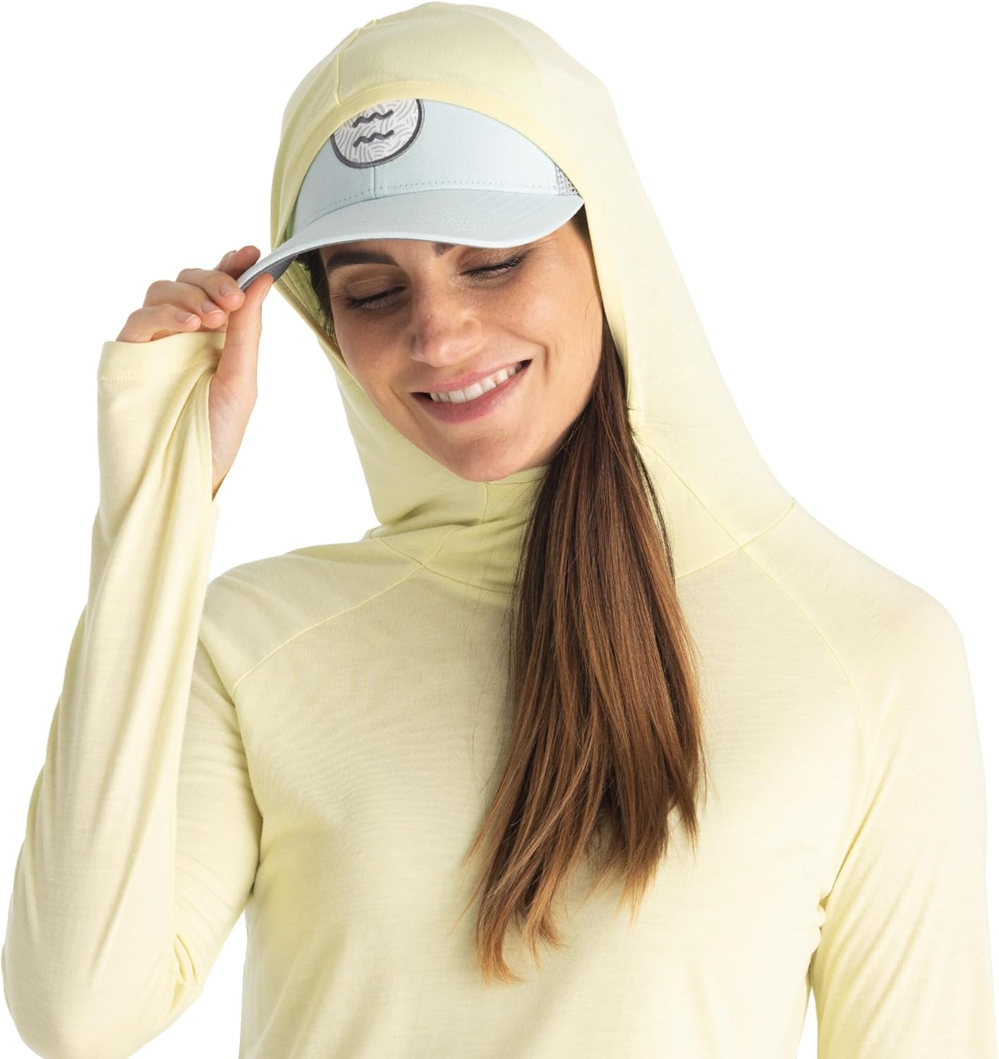 Free Fly Women's Lightweight Hoodie II - UPF 20+ Sun Protection, Light Weight Hoodies for Women, Summer Essentials - Image 3