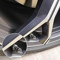 Vista 5 de SINGARO Tapones para válvulas de neumáticos de automóvil, 4 piezas de accesorios universales de aleación de aluminio, cubiertas de neumáticos