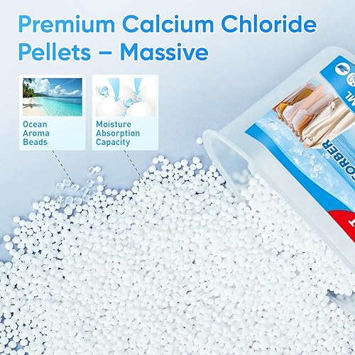 Miniatura 4 de Paquete de 16 absorbentes de humedad, cubo absorbente de humedad de 10.5 onzas, absorbentes de humedad para armario, cubo deshumidificador para