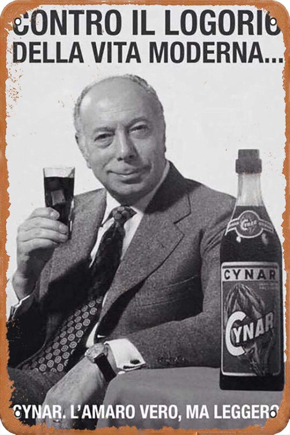 Carlena Contro Il Logorio Della Vita Moderna Cynar L Amaro Vero Metal Art Tin Sign Vintage Foil Poster For Shop Bar Home Wall Decor 8 X 12 Inches Amazon De Home Kitchen Carlena Contro Il Logorio Della Vita Moderna Cynar L Amaro Vero Metal Art Tin Sign Vintage Foil Poster For Shop Bar Home Wall Decor 8 X 12 Inches Amazon De Home Kitchen