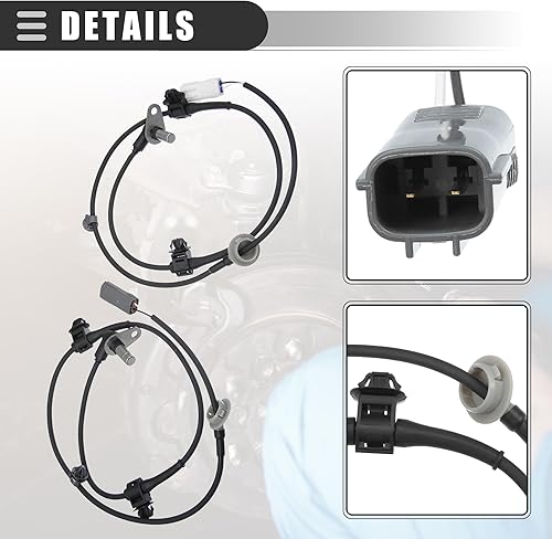 Miniatura 6 de Motoforti Sensor ABS delantero izquierdo derecho, sensor de velocidad de la rueda, para Mazda CX-7 2007-2012, plástico, NO.57455S84A52/57450S84A52,