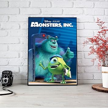512 STORE Monsters Animasyon Film Afiş Poster, 3241edsadas