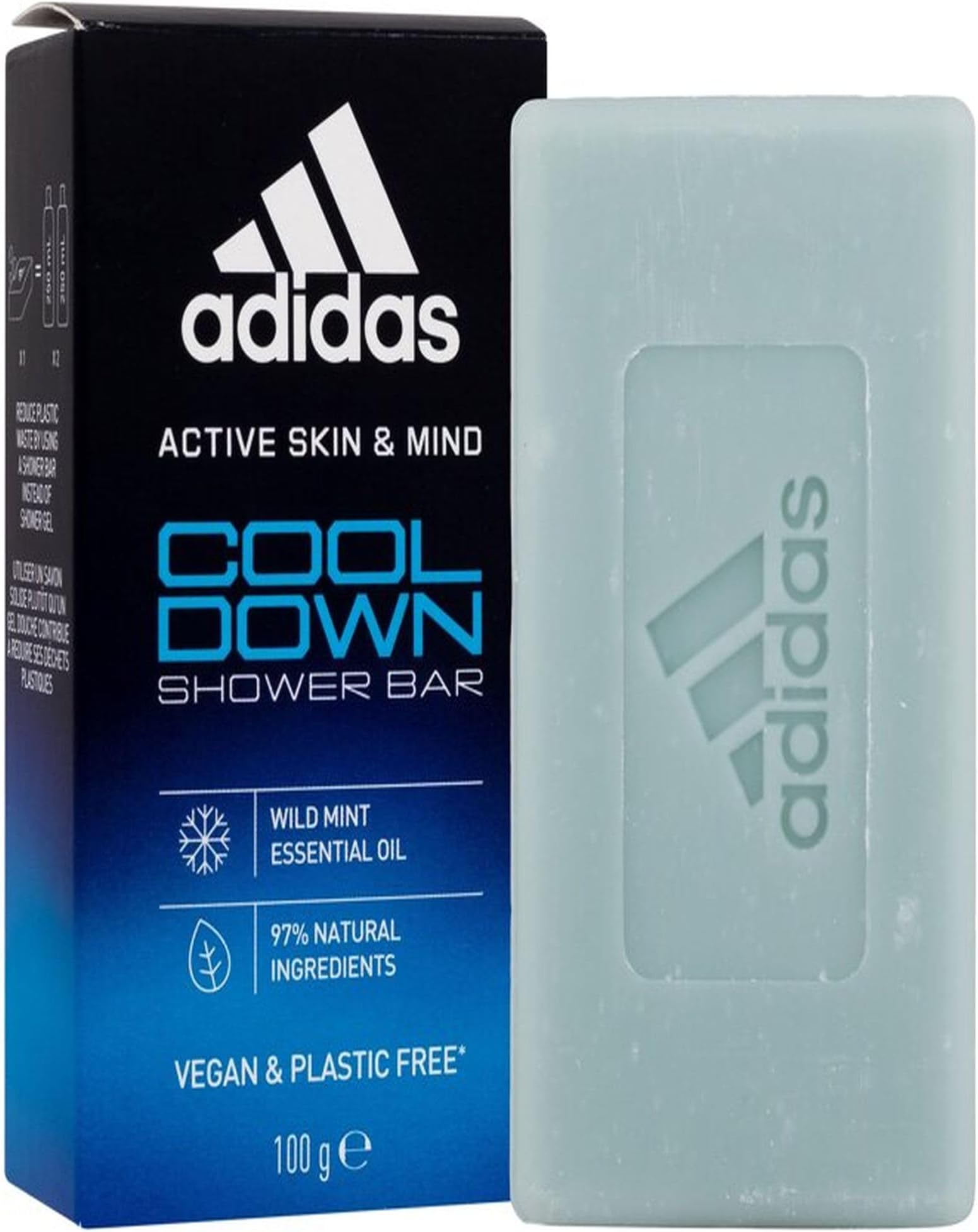 Adidas Cool Down Shower Bar For Men - 100g