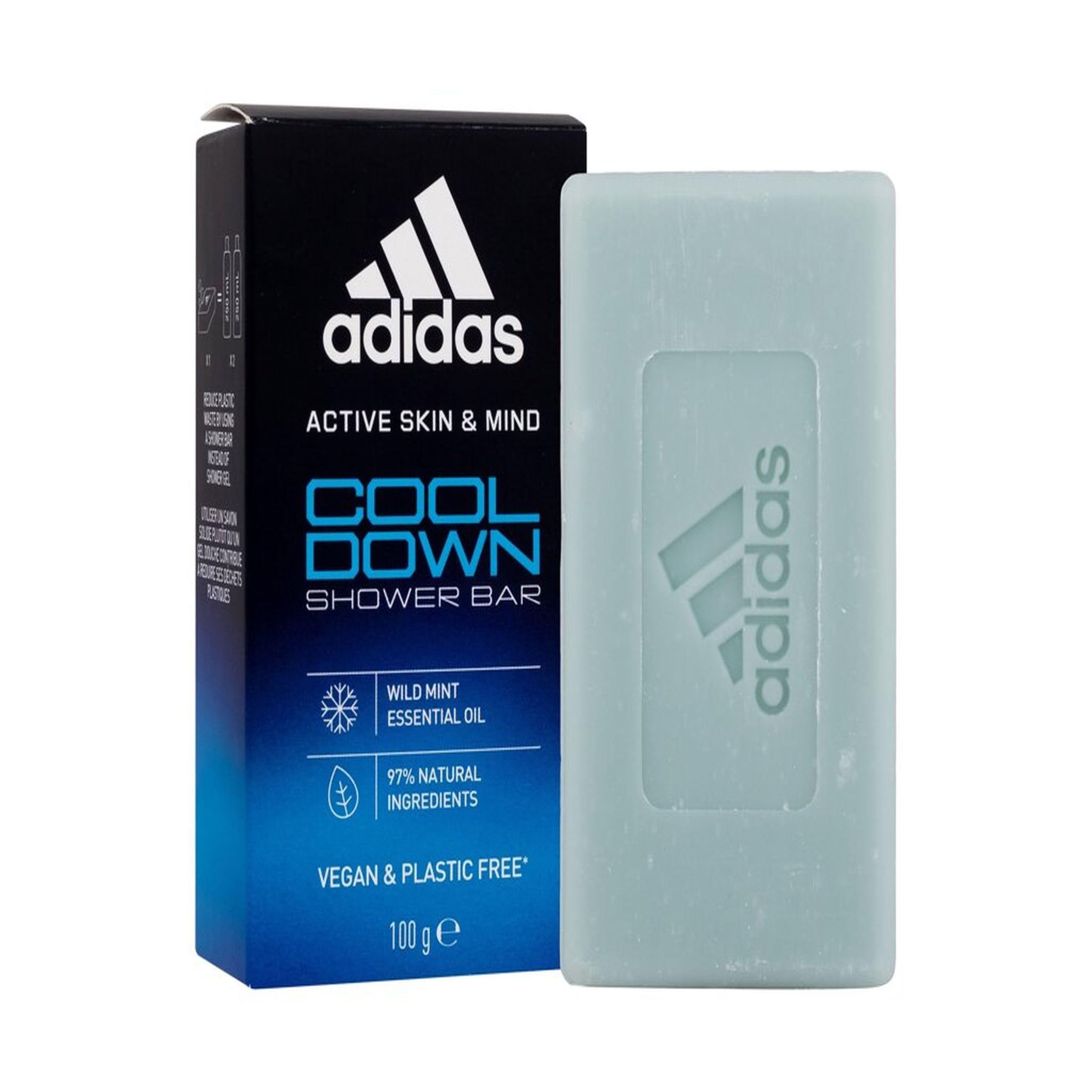 Adidas Cool Down Shower Bar For Men - 100g