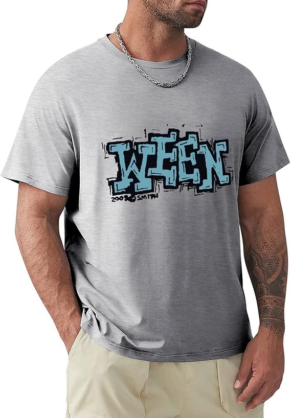 Amazon Tシャツ Ween オルタナティブ ロックバンド 半袖 メンズ 男性 トップス 天然素材コットン100 こだわり肌触 グラフィックtシャツ クルーネック オシャレ 吸汗 速乾 夏服 軽い ゆったり 優しい肌着 抗菌防臭 スポーツ 社外運動 通学 お祝い ユニセックス 2xl