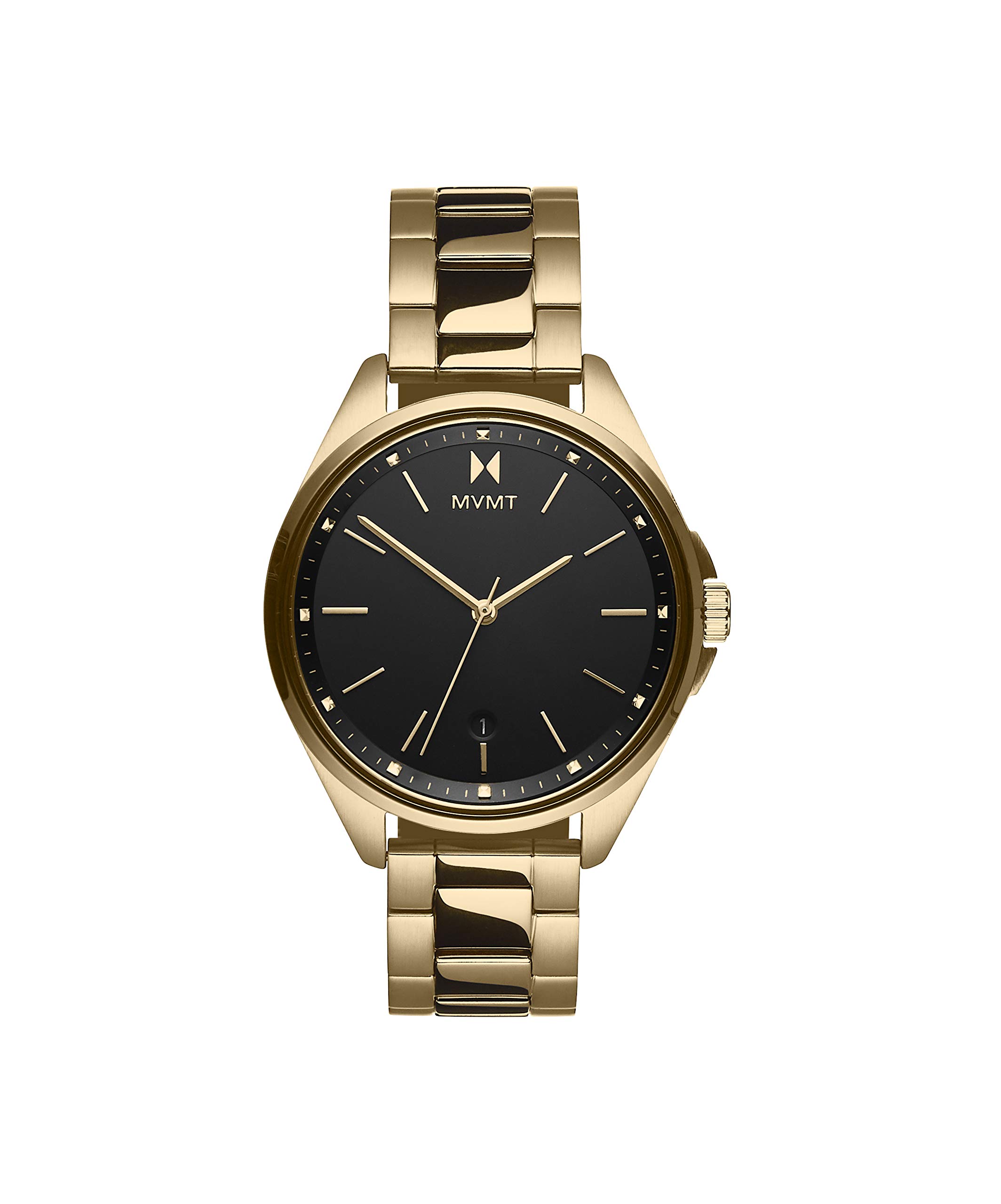 MVMT Stainless Steel Coronada Analog Black Dial Gold Strap Womens Watch-28000005-D (B088NZPC74) Amazon Price History, Amazon Price Tracker