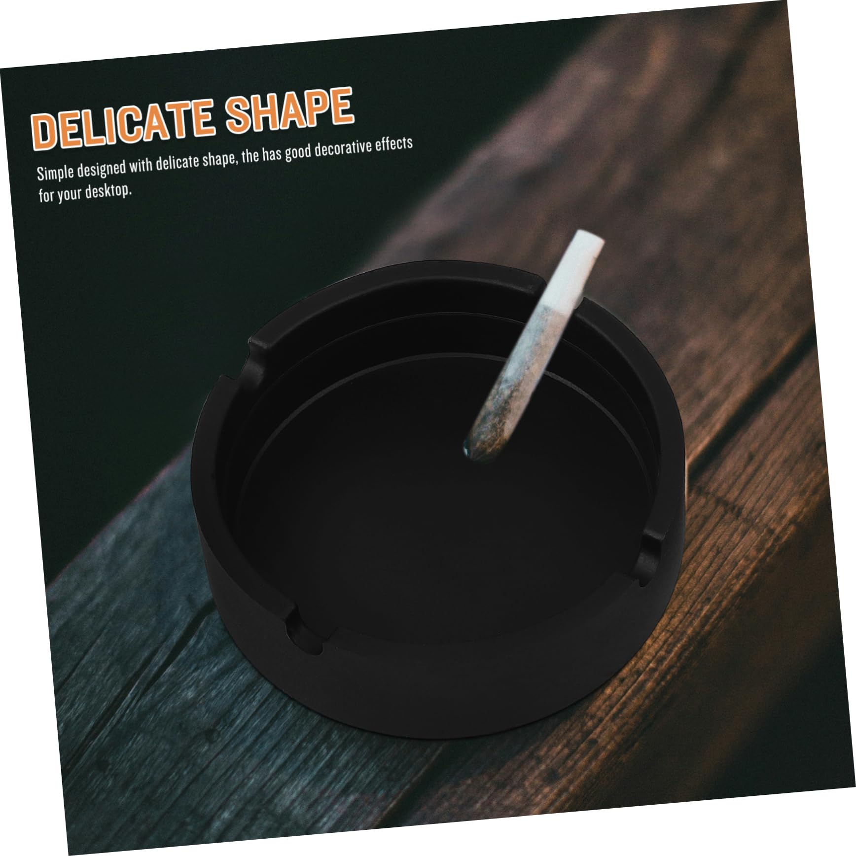 IMIKEYA 16 posacenere in silicone riutilizzabile forma rotonda design compatto antiscivolo e per ufficio e casa