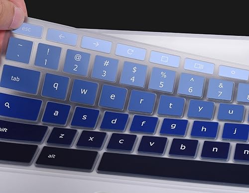 Miniatura 4 de Cubierta de teclado para ASUS Chromebook C433 C433TA C434, ASUS Chromebook Flip C302 C302CA-DH54 C302CA-DHM4 12.5" Chromebook, ASUS Chromebook