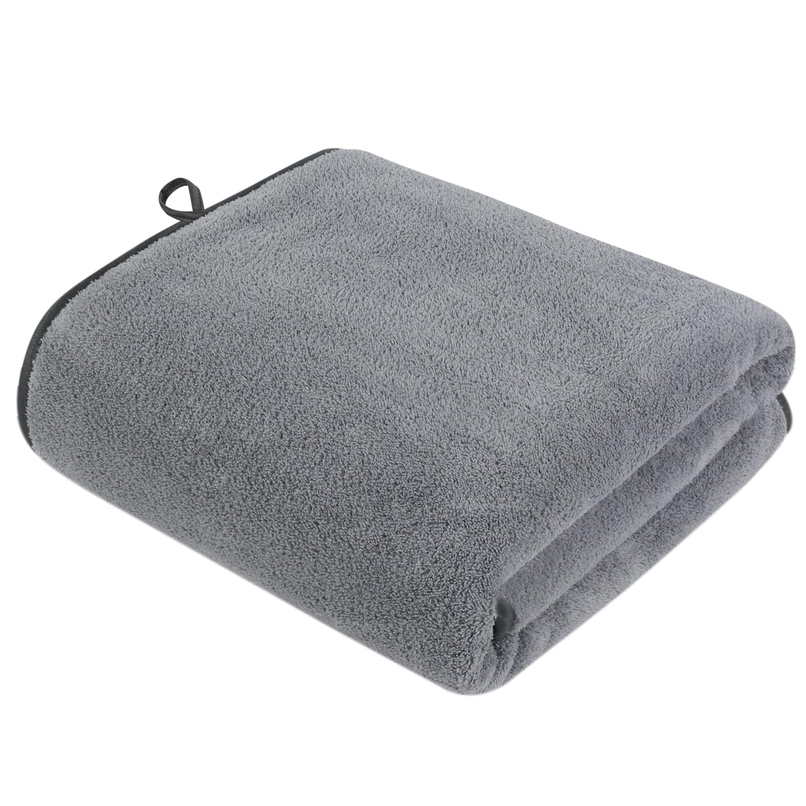 VIVOTE Microfibre Bath Towel, Super Absorbent, Soft Bath Sheet, Quickly Dry Hair and Body, Bath Towels Suitable for Shower, Swimming, Sauna, Spa, etc. 70×140 Grey 1 Piece