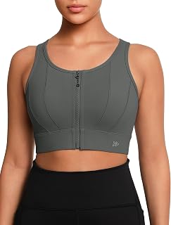 Front Closure Sports Bras for Women High Support Bust Supportive Sports Bra High Impact for Running