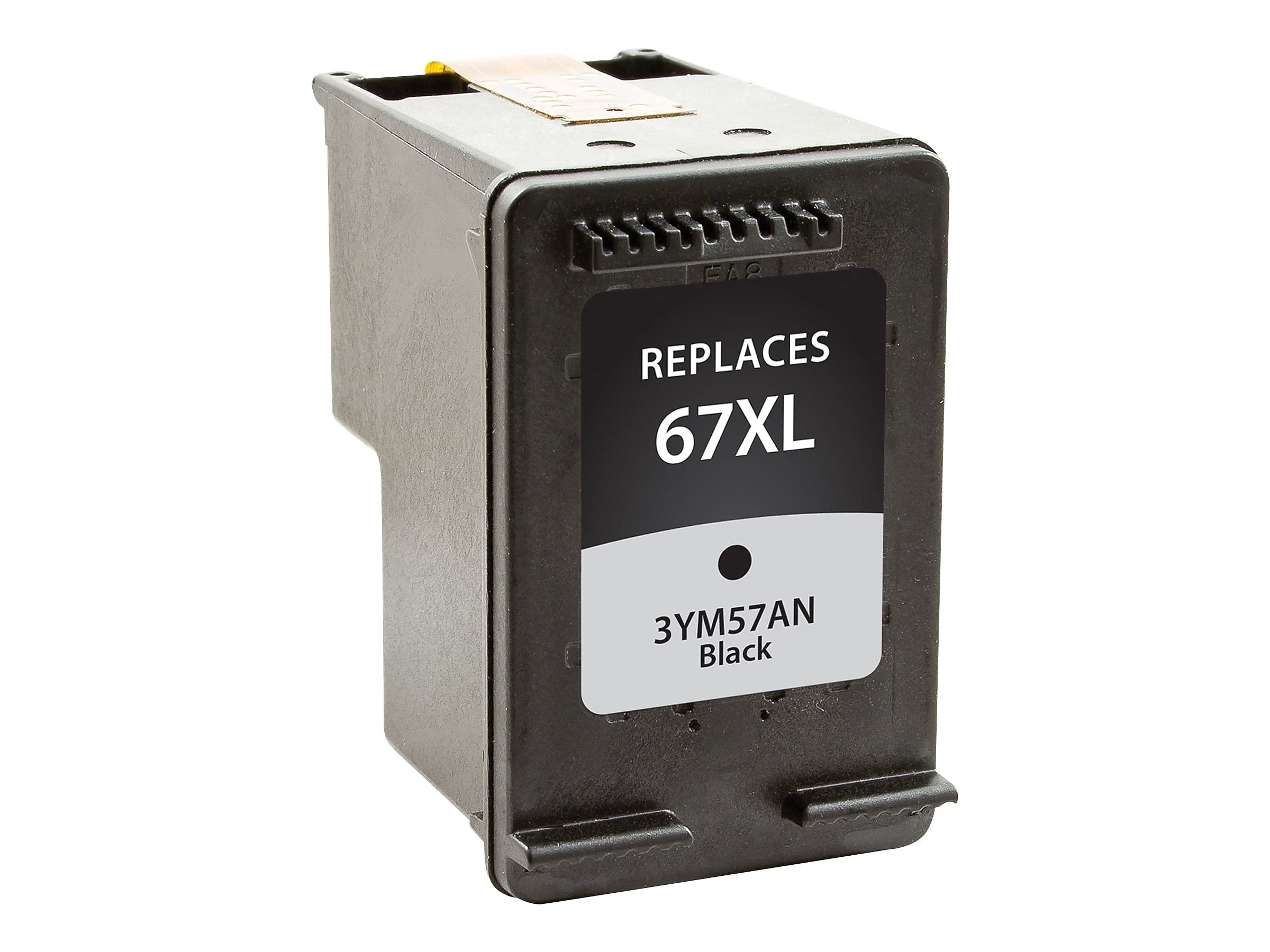 Clover Imaging Group Remanufactured Black High Yield Ink Cartridge Replacement for HP 67XL (3YM57AN)